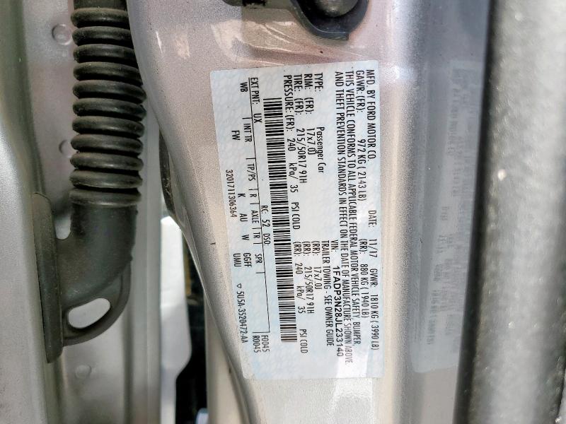 2018 FORD FOCUS TITA 1FADP3N28JL233140