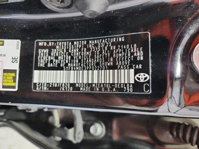 2023 TOYOTA COROLLA LE - 5YFB4MDE3PP022701