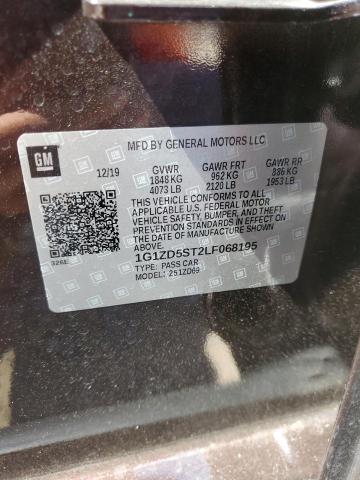 2020 CHEVROLET MALIBU - 1G1ZD5ST2LF068195