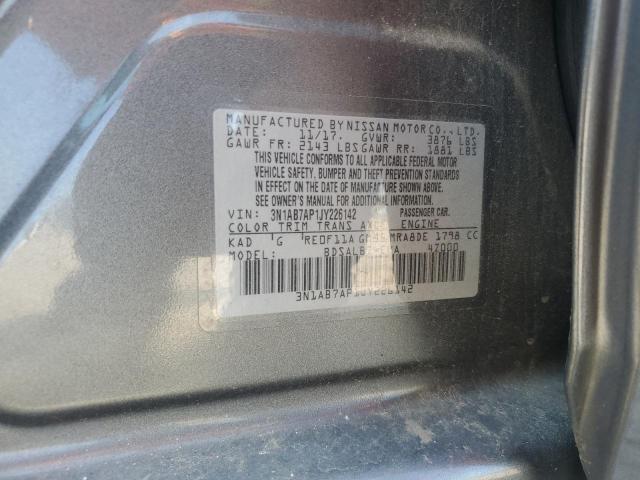 2018 NISSAN SENTRA S #3276359708