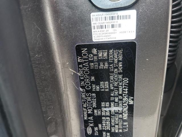 2017 KIA SOUL KNDJN2A28H7447700