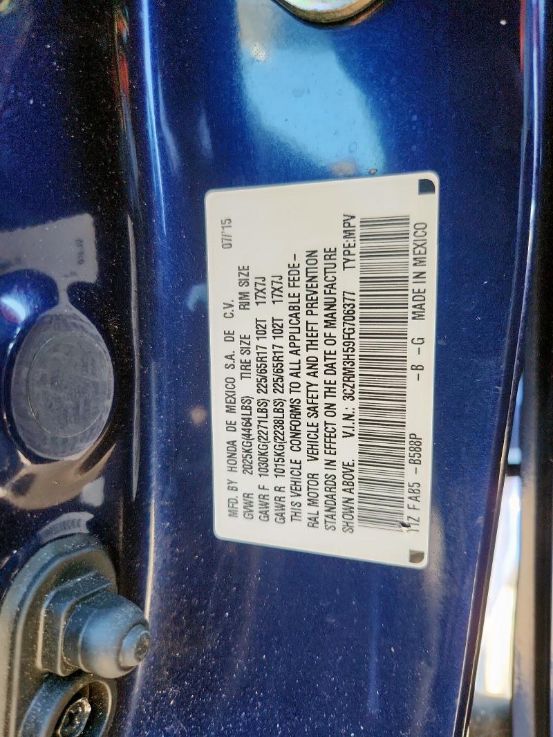2015 HONDA CR-V 3CZRM3H59FG706377