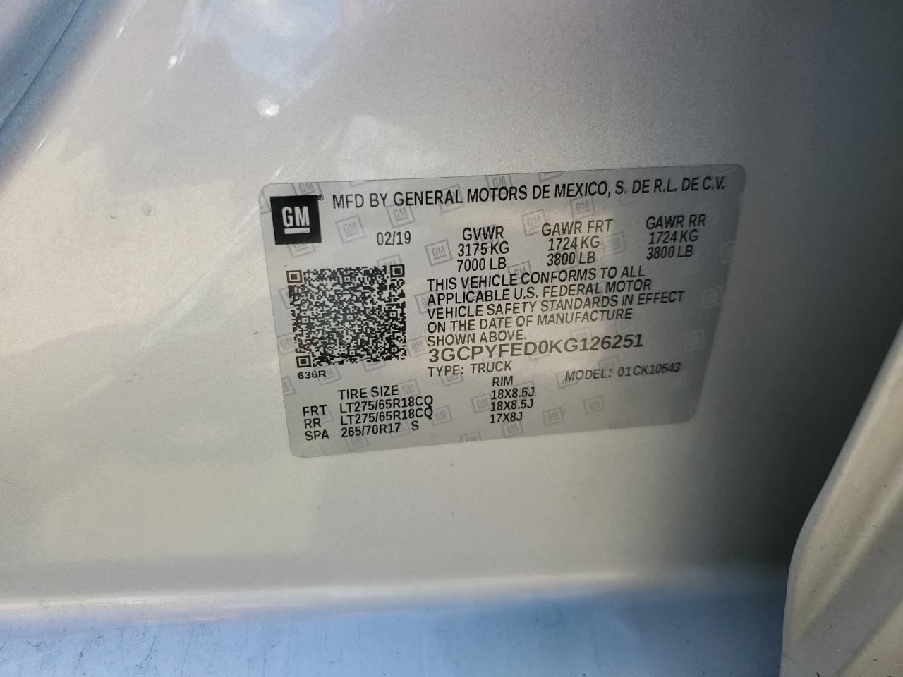 CHEVROLET SILVERADO K1500 LT TRAIL BOSS