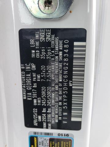 2022 KIA TELLURIDE - 5XYP5DHC6NG283480