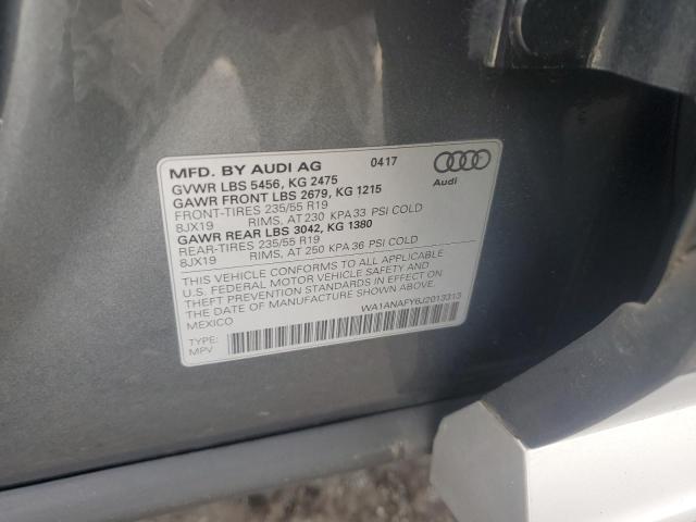 2018 AUDI Q5 PREMIUM WA1ANAFY6J2013313