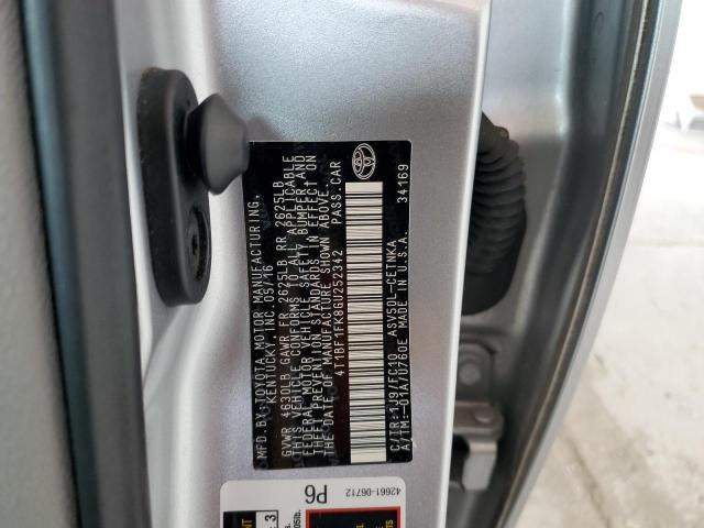 2016 TOYOTA CAMRY LE 4T1BF1FK8GU252342