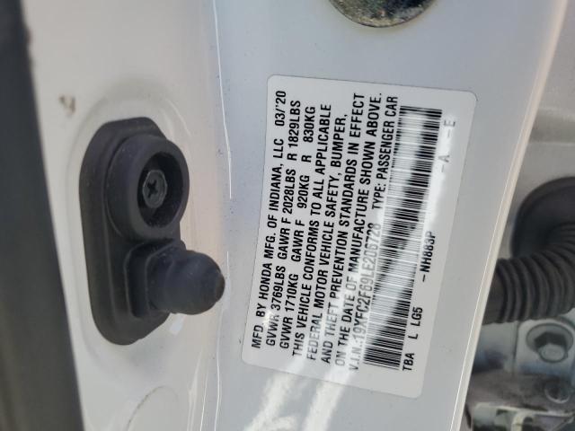 2020 HONDA CIVIC LX - 19XFC2F69LE206728