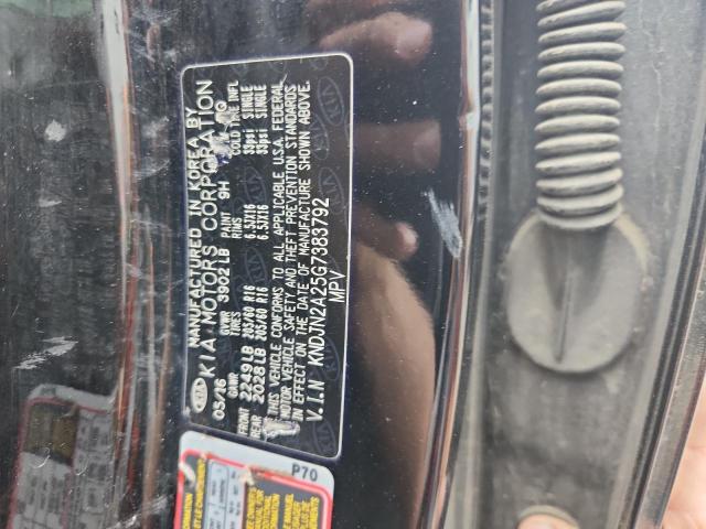 2016 KIA SOUL KNDJN2A25G7383792