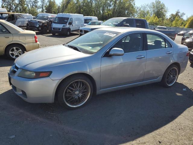 ACURA TSX 2004 silver  gas JH4CL96944C043094 photo #1