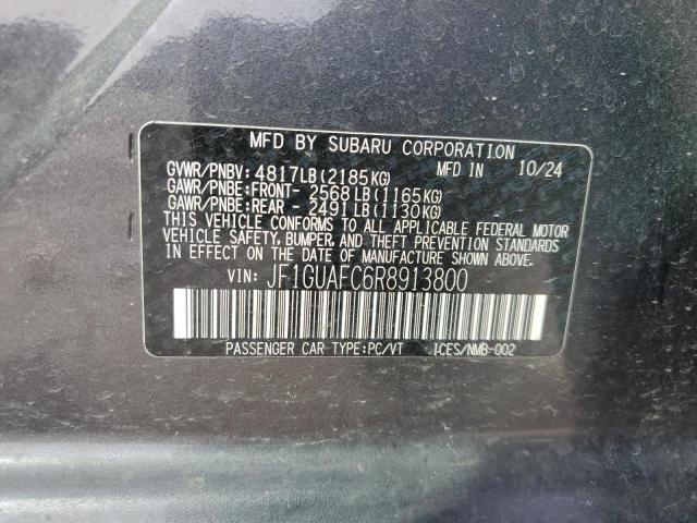 2024 SUBARU IMPREZA SP JF1GUAFC6R8913800