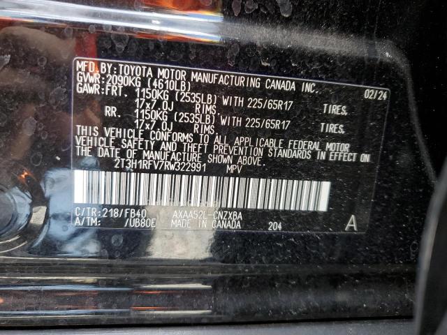 2024 TOYOTA RAV4 LE 2T3H1RFV7RW322991