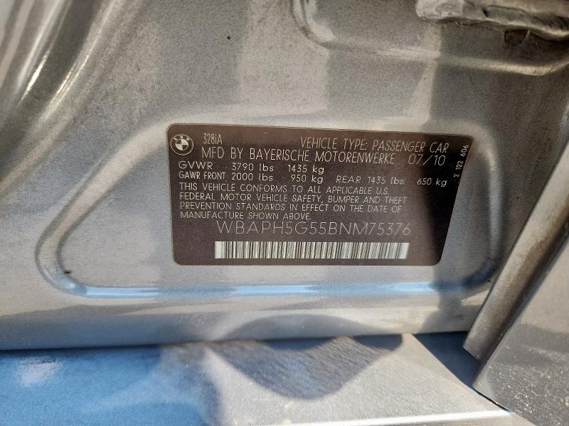 2011 BMW 328 I SULE - WBAPH5G55BNM75376