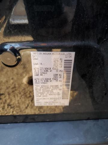 2015 NISSAN ROGUE S 5N1AT2MV2FC806017