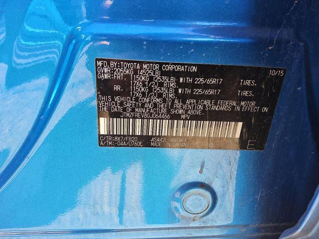 2016 TOYOTA RAV4 LE - JTMZFREV8GJ064466