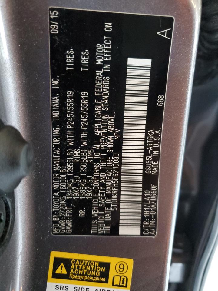 TOYOTA HIGHLANDER LIMITED