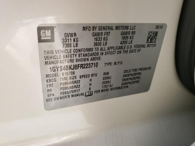 2015 CADILLAC ESCALADE L - 1GYS4BKJ8FR223710