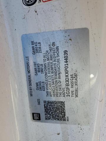 2023 CHEVROLET CAMARO LS 1G1FB3DXXP0144039