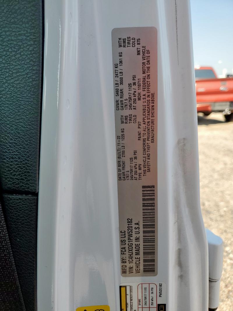 2023 JEEP WRANGLER S 1C4HJXDG1PW520182
