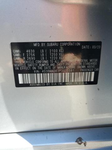 2023 SUBARU LEGACY PREMIUM 4S3BWAD63P3015581