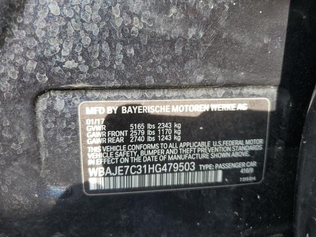 2017 BMW 540 XI WBAJE7C31HG479503