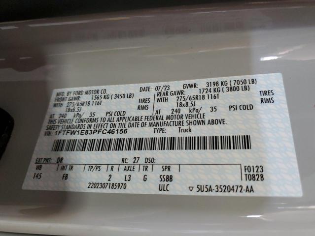 2023 FORD F150 SUPER #3282578912