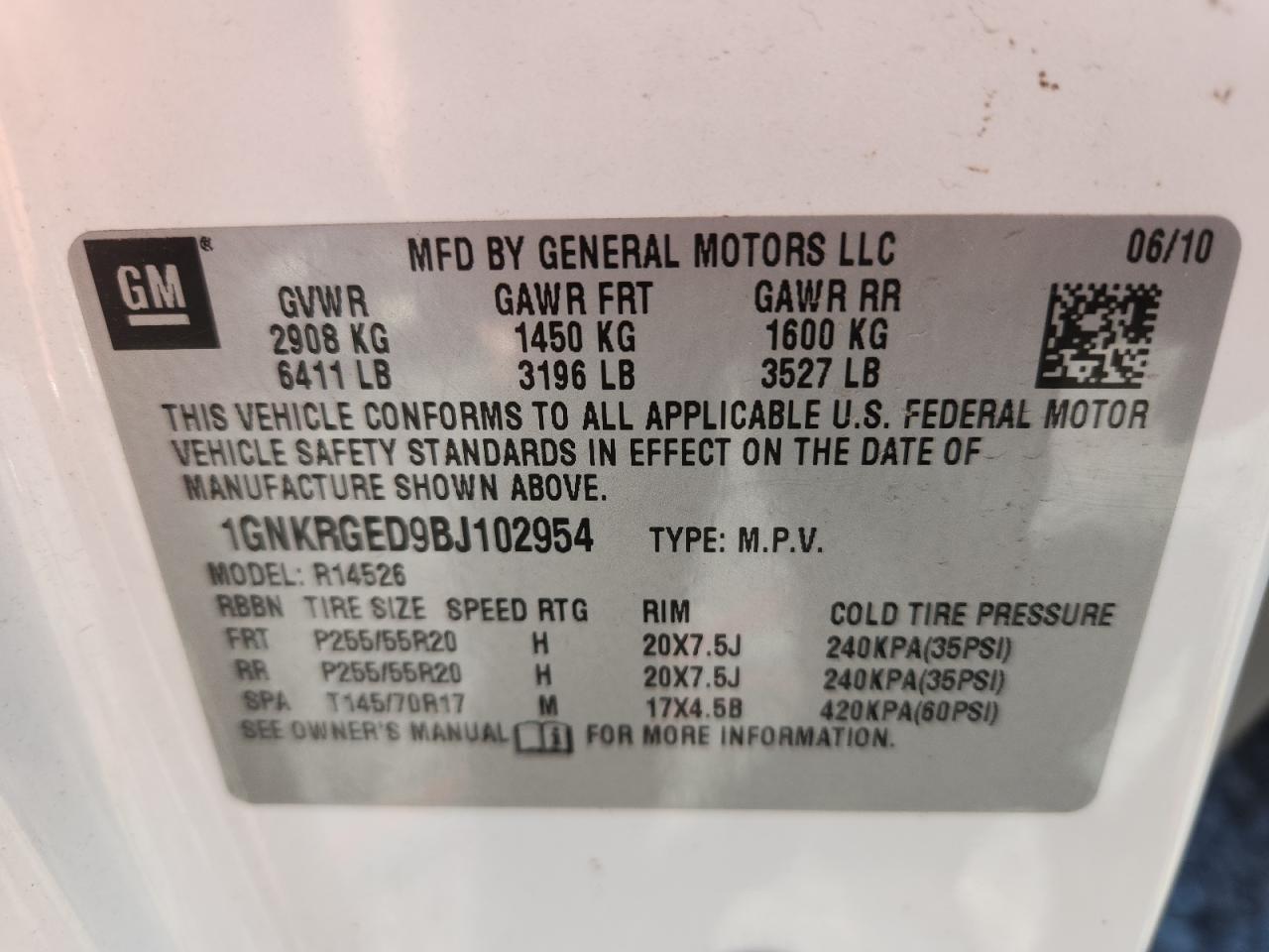 CHEVROLET TRAVERSE LT