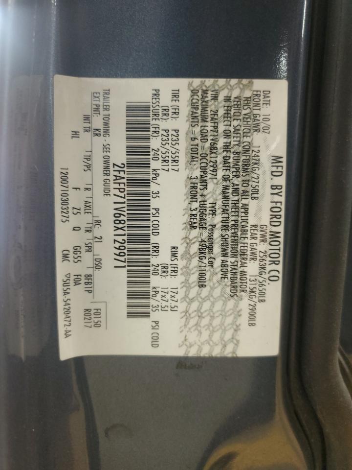 Lot #3284052921 2008 FORD CROWN VICT