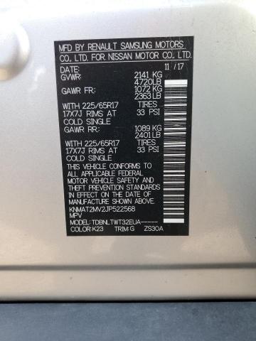 2018 NISSAN OTHER KNMAT2MV2JP522568