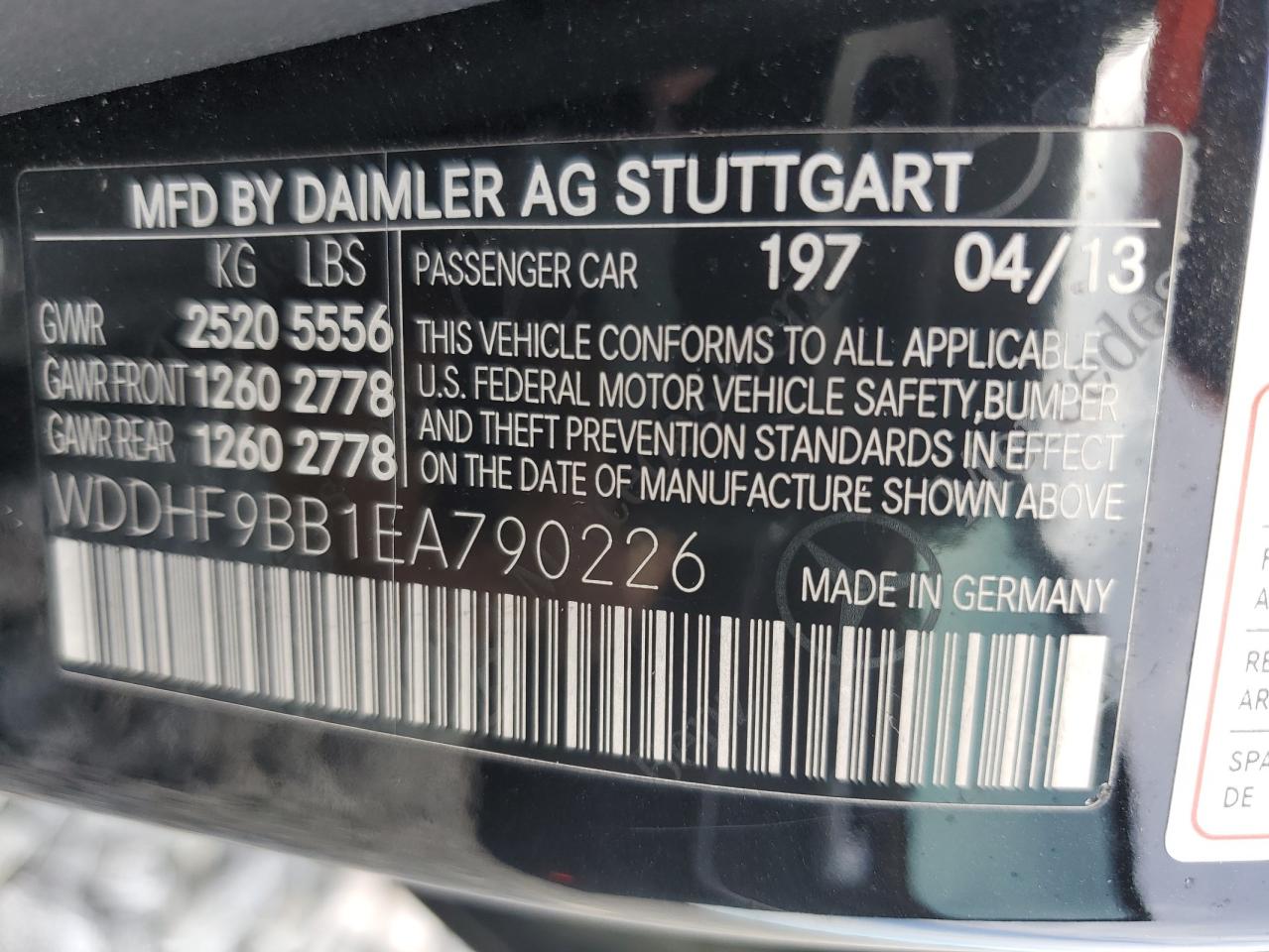 Lot #3310439325 2014 MERCEDES-BENZ E 550 4MAT