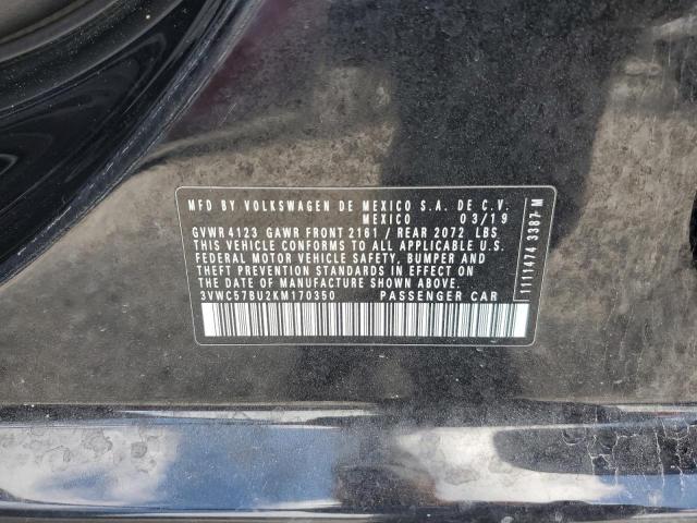 2019 VOLKSWAGEN JETTA S 3VWC57BU2KM170350