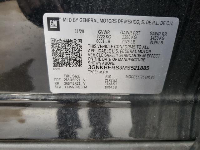 2021 CHEVROLET BLAZER RS #3294301881