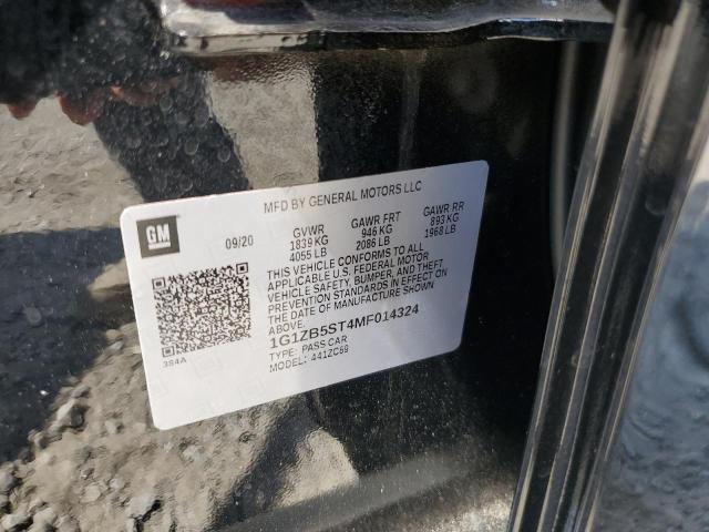 2021 CHEVROLET MALIBU LS 1G1ZB5ST4MF014324