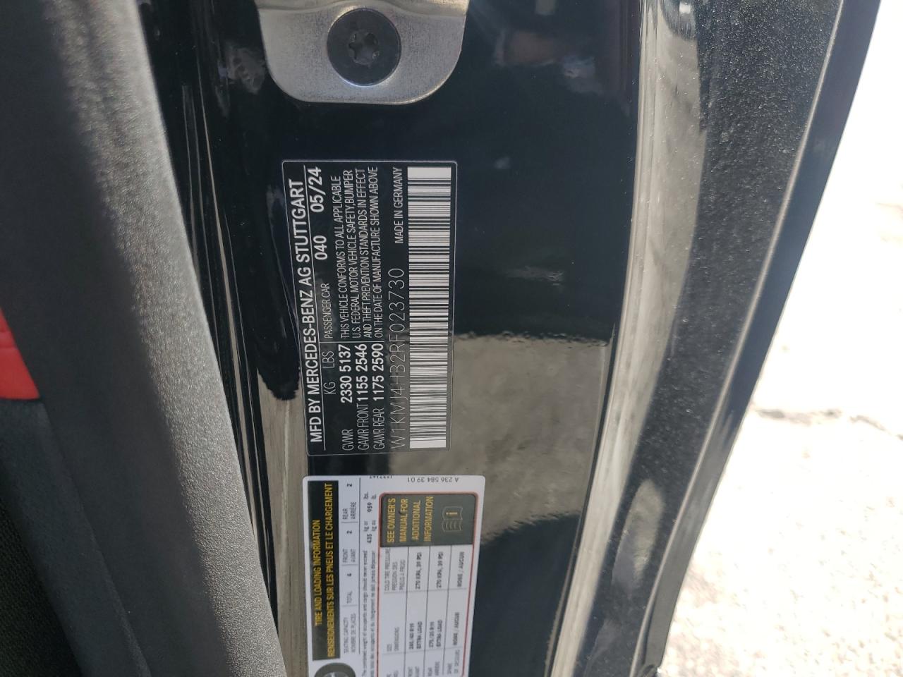 Lot #3316061216 2024 MERCEDES-BENZ CLE 300 4M