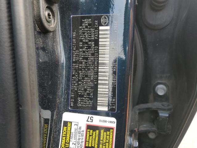 2021 TOYOTA CAMRY SE 4T1G11BKXMU020170