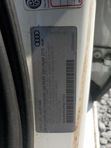 2015 AUDI A6 PREMIUM WAUGFAFC0FN017104