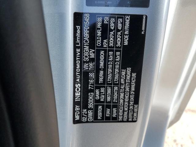 2024 INEOS AUTOMOTIVE LIMITED GRENADIER - SC6GM1CA9RF015458