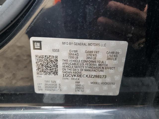 2018 CHEVROLET SILVERADO #3283989902