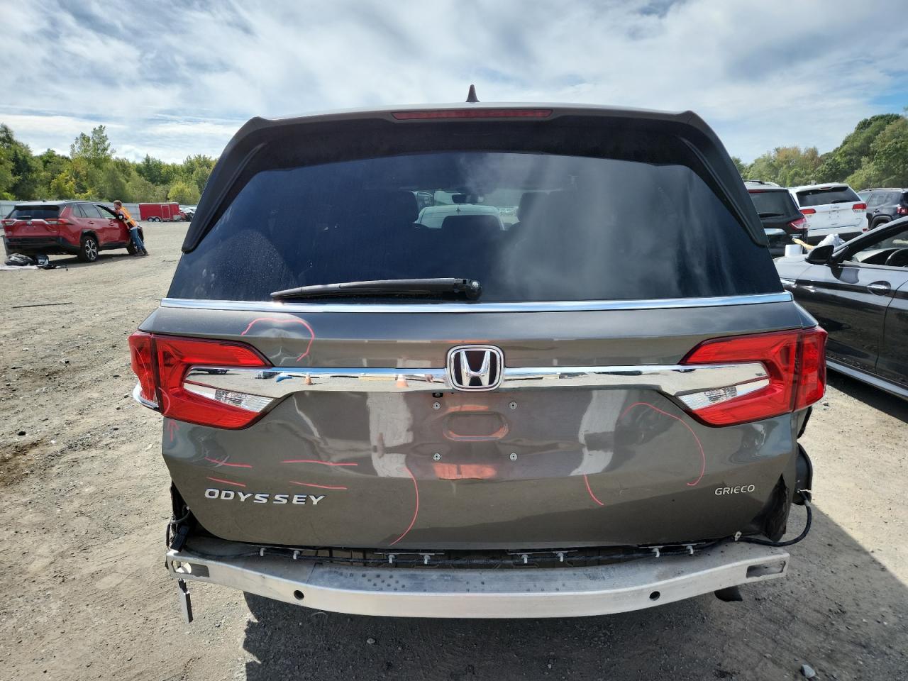 Lot #3291142889 2019 HONDA ODYSSEY EX