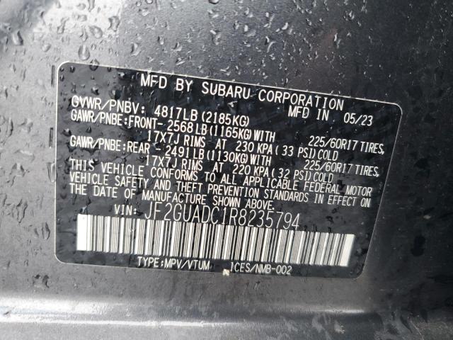 2024 SUBARU CROSSTREK JF2GUADC1R8235794