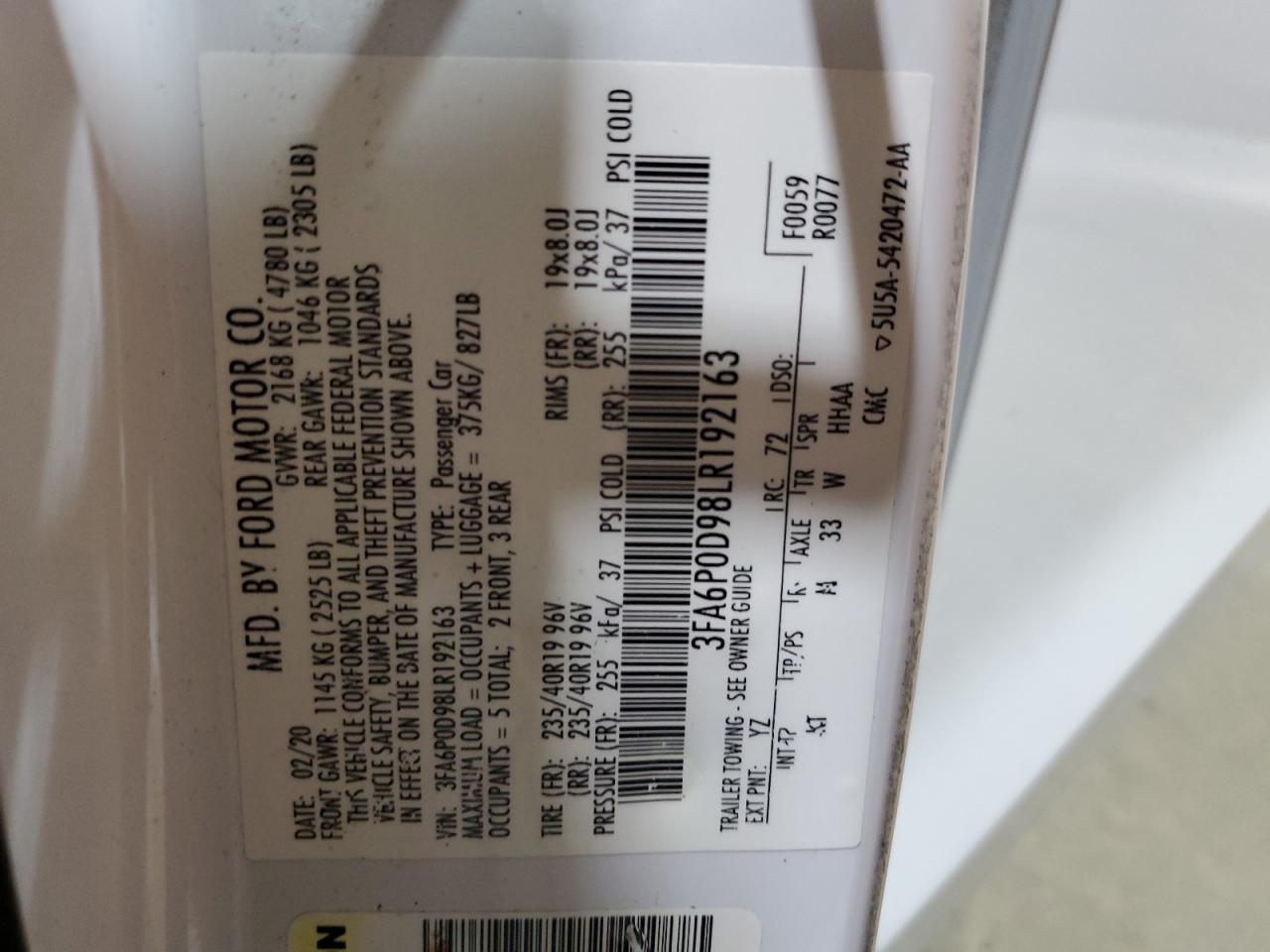 FORD FUSION TITANIUM