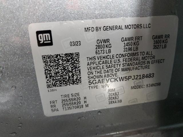 2023 BUICK ENCLAVE AV 5GAEVCKW5PJ218483