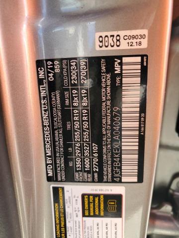 2020 MERCEDES-BENZ GLE 350 4M 4JGFB4KEXLA040679