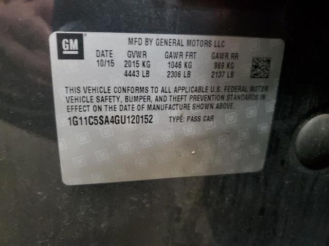 2016 CHEVROLET MALIBU LIM 1G11C5SA4GU120152