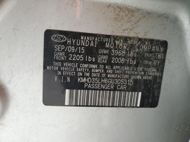 2016 HYUNDAI ELANTRA GT KMHD35LH6GU305315