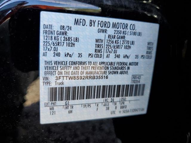 2024 FORD MAVERICK L 3FTTW8S92RRB35516