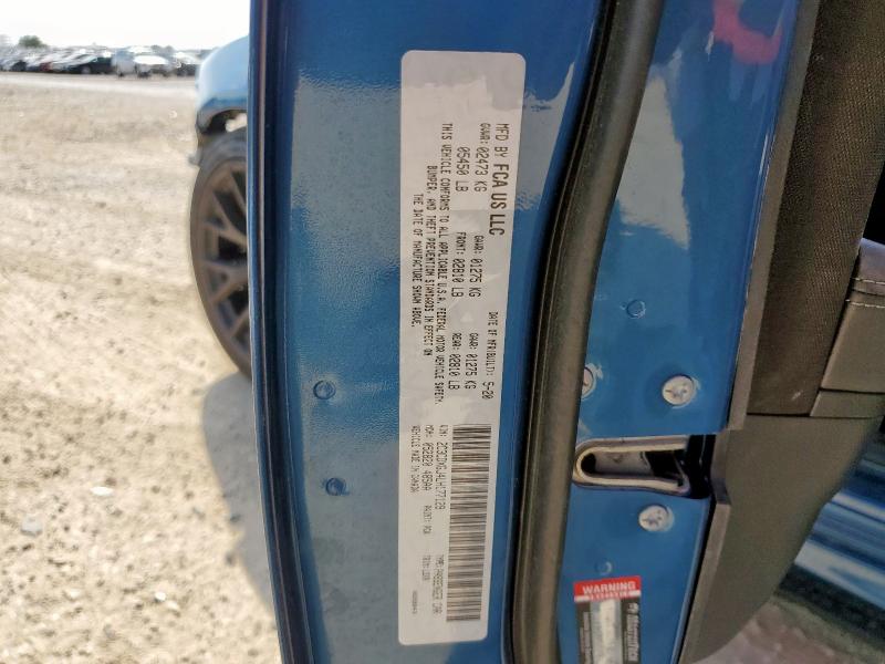 2020 DODGE CHARGER SC 2C3CDXGJ4LH177129