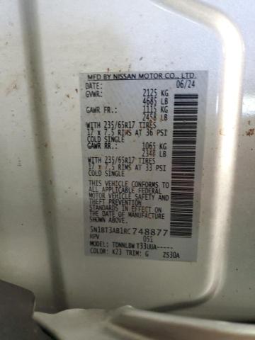 2024 NISSAN ROGUE S 5N1BT3AB1RC748877