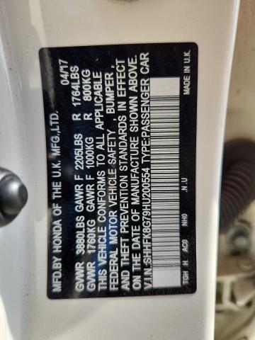 2017 HONDA CIVIC TYPE SHHFK8G79HU200554
