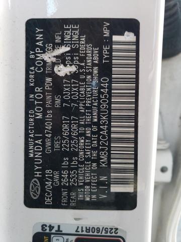 2019 HYUNDAI TUCSON SE #3303743444