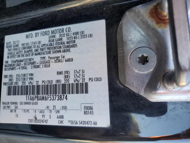 2015 FORD MUSTANG 1FA6P8AM6F5373874